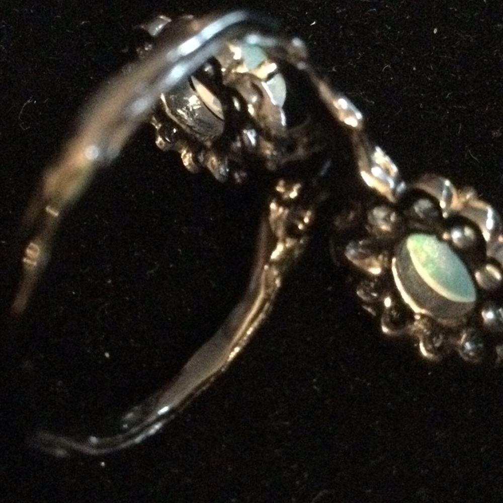Exquisite Genuine Fiery Opal Ring - Picture 10 of 12